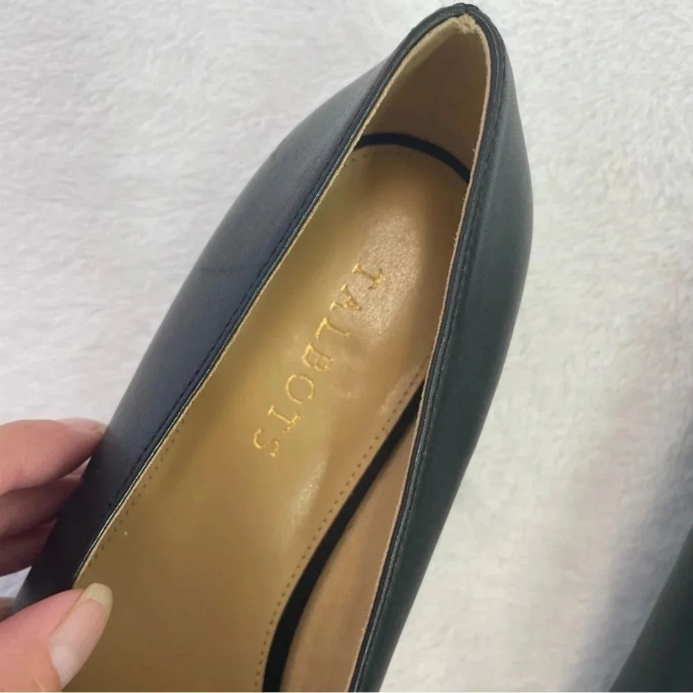 Talbots Ryan D-Ring Buckle Preppy Career Slip On Loafers - Picture 5 of 8